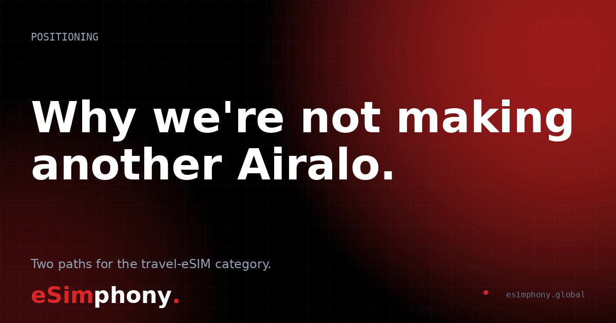 Why We're Not Making Another Airalo